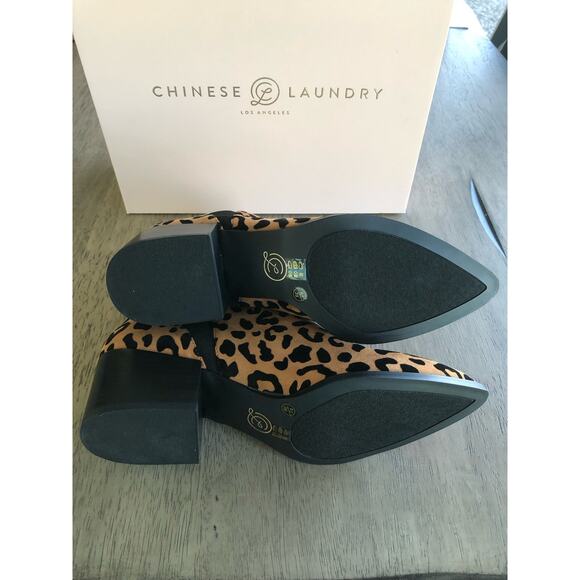 Chinese Laundry Finn Leopard Ankle Boots - 8.5 - Picture 7 of 8